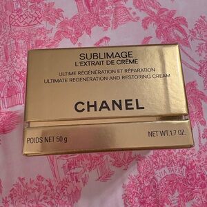 Chanel Gold Sublimage Skincare Box